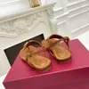 French designer Women Slippers Clip Toe Flat Sandals Summer T Tied Ladies Shoes Beach Casual Woman luxury channel Flip Flops Fashion Female Leather Footwear 35-42 99