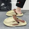Sandali da uomo di grandi dimensioni scarpe traforate capispalla estivi pantofole avvolte scarpe da spiaggia con suola spessa scarpe firmate taglia 38-45 con scatola da scarpe