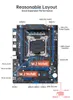 Huananzhi QD4 x99 Moderkort set med kombinationskit Xeon LGA2011-3 E5 2670 V3 16GB 3200MHz 2*8GB DDR4 DESKTOP MEMORY NVME USB 3.0 240314