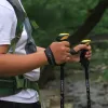 Stick Accessorio per escursionismo per escursionismo in lega regolabile in lega per trekking per donne e uomini in campeggio