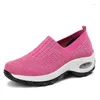 Casual Shoes Slip-On Women Walking Orthopedic Diabetic Ladies Platform Mules Mesh Lightweight Slippers Wedge Female Sneaker