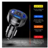 Car Charger 4 Ports USB 35W 7A Fast Charging In Car Charger For iPhone 15 14 Xiaomi Huawei Mobile Phone QC 3.0