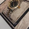 Scatole per orologi Moda Lusso Nero Singolo slot Custodia in legno Scatola per colori Gioielli da viaggio Vetrina per riporre regali