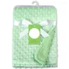 Blankets Winter Soft Fleece Infant Baby Blanket Swaddling Born Thermal Solid Bedding Set Cotton Swaddle Wrap Receiving Spring