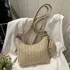 Shoulder Bags Crossbody Bag Handmade Hand-Woven Handbags Fashion With Small Purse Casual Simple Portable Elegant Zipper Shopping Tote