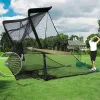 Aids PGM Golfnet, Golfoefennet, Pop-up Golfhitting Net, Golfnetten voor rijden in de achtertuin, Snelle installatie Golfhitting Net