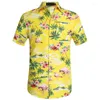 Men's Casual Shirts Summer Short-sleeved Hawaiian Comfortable And Elegant Oversized Wear