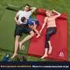 Mat Hewolf 1 2 3 person tjock 5 cm automatisk uppblåsbar madrass strandkudde anti fuktkudd hking fiske utomhus campingmatta