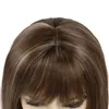 Synthetic Wigs Lace Wigs GNIMEGIL Synthetic Hair Short Wig for White Women Bobs Hairstyle Fashion Bangs Wigs Best Gift for Patient Seniors Elderly Wig 240328 240327