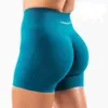 Alfalete Fitness Shorts Alpha Amplify High Midj Tight Peach Övning 4.5 3/4 Yoga byxor