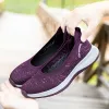 Chaussures Summer Femme's Casual Shoes Mesh Ladies Nonslip Sneakers Femme Vulcanisé Chaussures Lightweight Walking Chaussures Femme