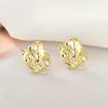 Stud Earrings Handmade Irregular Shape 40pcs/lot Alloy Fashion Women Charms Diy Jewelry Pendants Accessory