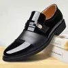 HBP Non-Brand 2024 high quality british buckle formal shoes point black slip-ons Chaussure Homme pedals casual business dress shoes for men