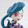 Anime Manga Legend Alliance figura mina vagante versione Jinx Q personaggi della bambola da set di giochi garage giocattoli per ragazzi regalo per gli amici 240319