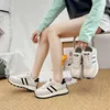 Casual Shoes Students Running Sneakers Thick Soles Heightening Women's Tennis Shoe Ladies Zapatos De Mujer