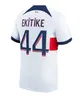 Mbappe Hakimi Soccer Jersey Muani Dembele Zaire-Emery Ugarte Mendes Ekitike 23 24 Maillots Football 2023 2024 Verratti Men Kids Shirt Enfant Asensio Fourth 4th