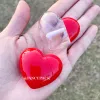 Bottles 10/30/50/100pcs 4ml makeup tool cute nude heart shape empty lip gloss tubes clear round custom lip gloss container with wand