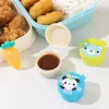 Disposable Flatware 1/3/4Pcs Mini Seasoning Sauce Bottle Portable Ketchup Salad Dressing Container For Bento Lunch Box Kitchen Accessories