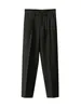 Men's Suits 2024 Gentleman Loose Straight Nine-point Trousers Autumn Drape Wide-leg Suit 1817