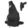 Taschen Taktisch versteckte Waffe Holster Umhängetasche Brust Schlinge EDC Crossbody Pack Beutel für Außenjagd Wandern