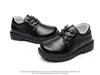 HBP Non-Brand High Quality Flat Childrens Dress Shoes Kids Black Leather Formal Student School Shoes For Boys and Girls