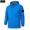 Steinjacke Plus-Größe Mantel Spring- und Herbst-Herrenstandkragen Kapuze mit Kapuzenmännern lässige windprofessionelle Outdoor-CP-Jackets neue heiße Hemd großes S-4xl 95