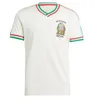 ファンプレーヤーバージョン24 25コパ2024メキシコサッカージャージメキシコ1985レトロキットフットボールシャツレッドアンドホワイトサッカーシャツChicharito Lozano Men and Kidsセットユニフォーム