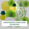 Dekoracja imprezy 12 pakietów ananasowych plaster miodowego Centrum Papier tkankowy 8 -calowe materiały eksploatacyjne wiszące hawajskie luu