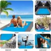 Mat Beach Blanket Beach Mat Waterproof 79" X 83" Suitable for 47 Adults Waterproof Lightweight Picnic Blankets for Travel Camping