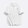 Fritid Polo-skjorta ungdomlig och lyxig T-shirt för Business T-shirt med pärlor med pärlor cool känsla på marken kortärmad mens bomull 8hg2 {kategori}