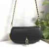 Kvinnor Luxury Sadel Bag Chain Strap Designer Solid Color Underarm Shoulder Bags Högkvalitativ läder Mini Fashion Loogo Logo Axel Handväskor