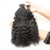 Przedłużenia i końcówka włosów przedłużenia ludzkie falu do włosów mikrolink Hair Hair Extensions Remy Curly Black 1,5 cm 1226 cali 50 Strands/Pack