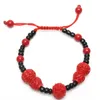Strand Taiwan Primary Color Cinnabar Red Bracelet Gourd Lotus Fish Fortune Rolling For Free