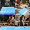 Mat Beach Picnic Filt Portable Foldbara filtar utomhus Small Camping Bed Mat Decorative Pad