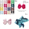 Hair Clips Barrettes 30 Pieces Baby Girls Bows Alligator Grosgrain Ribbon 4.5 For Toddlers Kids Teens Children In Pairs Drop Delivery Dhfmv