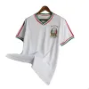 Top Tailândia Qualidade 24 25 Copa 2024 México Camisas de Futebol México 1985 Retro Kit Camisa de Futebol Vermelho e Branco Camisas de Futebol Chicharito Lozano Homens e Crianças Define Uniforme