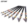 Varas Goture Vara de pesca telescópica Fibra de carbono 1.8m 2.1m 2.4m 2.7m 3.0m 3.6m Sea Boat Rock Fishing Pole para Carpa Bass Jigging Rod