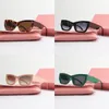 Popüler Güneş Gözlüğü Erkekler Miu Retro UV Koruma Tasarımcısı gözlükler Çerçeve Lunette Homme Yaz Güneşli Gözlükler Tasarımcı Yüksek Görünüm Değeri FA068 B4