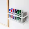 Markörer Akryl Dry Radera Markörhållare Väggmonterade 10 slots Whiteboard Marker Pen Display Stand Storage Rack för Office School Home