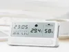 Station météo tactile Écran LCD numérique Bouton tactile Température intérieure Moniteur d'humidité Hygromètre Prévisions météorologiques Horloge BH2537209912