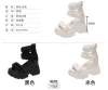 Sandals Summer Online Celebrity Sandals for Women 2022 New Height Increasing Insole Platform Sandals Roman Shoes Women Sandals