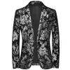 Moda Uomo Casual Boutique Business Abito da sera design abbronzante / Cappotto da giacca blazer slim fit maschile 240315