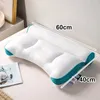 Cervical Pillow Orthopedic Core Latex Memory Slow Rebound Relax Soft Breattable Ventilate For Home EL 240304