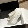 Casual Shoes 2024 College Style Sneakers All-Match White Platform Women Vulcanize Bekväma andningsbara