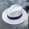 Panama Straw Hat Unisex Top Fedora Big Head Cir Cir Cir Cir Cir Cir Cir Cirestestest Flest Flest då Flest Rest Rest Rest Flest Flest Flestplatsplats 240311