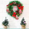 Juldekorationer levererar Xmas Decor Wreath Fake Candy Canes Lollipop Ornament Cane Hängande ornament