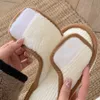 HBP Non-Brand Women Warm Fluffy Slippers New Fur Indoor Floor Slides Ladies Flat Soft Furry Platform Shoes Female Non Slip House Slippers