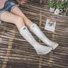 Casual Shoes 2024 Spring Women Canvas High Top Long Boots Lace-Up Zipper Comfortable Flat Female Autumn Sneakers