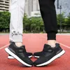 Walking Shoes Men Lace-Up Plush Mesh Women Sports Outdoor Flats Light Home Warm Breathable Sneakers Black Soft Size 35-45