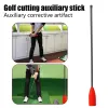 Aiuta il bastone da swing da golf Bastone da allenamento per pratica del golf in silicone Bastone per correzione posturale da golf Azione correttiva Accessori sportivi